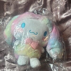 Colorful Plush Toy with Pastel Accents cinnamoroll